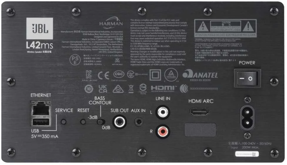 JBL L42 MS Classic integruota muzikos sistema