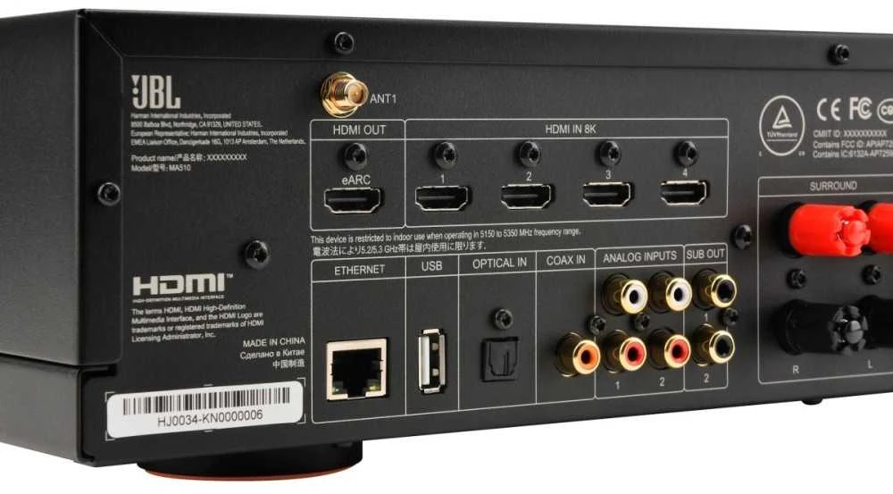 JBL MA510 TINKLO NAMŲ KINO IMUVAS 5,2 75 W 8K Wi-Fi Bluetooth Dolby Vision