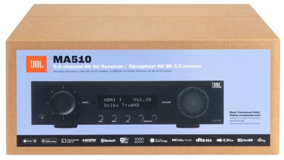 JBL MA510 TINKLO NAMŲ KINO IMUVAS 5,2 75 W 8K Wi-Fi Bluetooth Dolby Vision