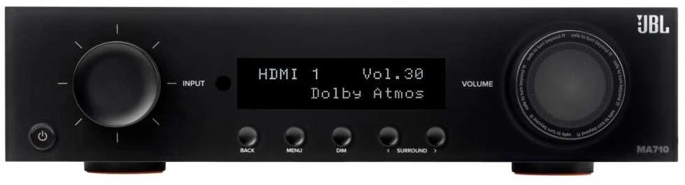 JBL MA710 TINKLAS NAMŲ KINO IMUVAS 7.2 110 W 8K Wi-Fi Bluetooth Dolby Atmos
