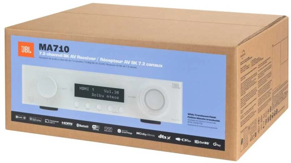JBL MA710 TINKLAS NAMŲ KINO IMUVAS 7.2 110 W 8K Wi-Fi Bluetooth Dolby Atmos