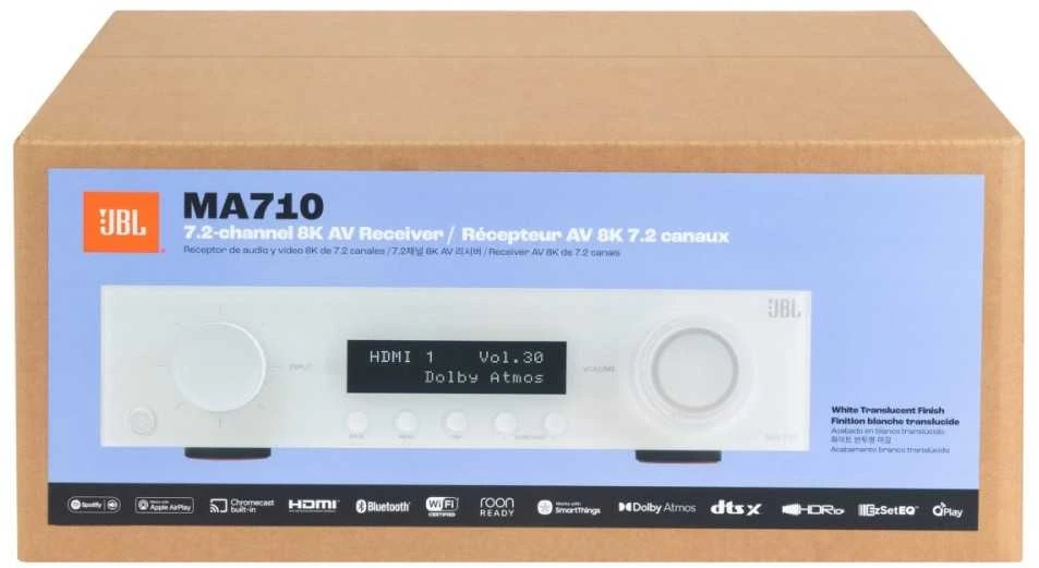 JBL MA710 TINKLAS NAMŲ KINO IMUVAS 7.2 110 W 8K Wi-Fi Bluetooth Dolby Atmos