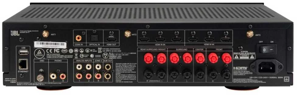 JBL MA710 TINKLAS NAMŲ KINO IMUVAS 7.2 110 W 8K Wi-Fi Bluetooth Dolby Atmos
