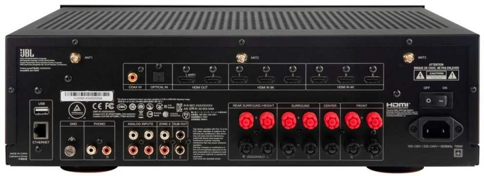 JBL MA7100HP tinklinis namų kino imtuvas 7.2 125 W 8K Wi-Fi Bluetooth Dolby Atmos