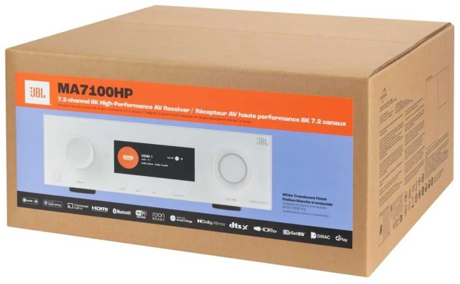 JBL MA7100HP tinklinis namų kino imtuvas 7.2 125 W 8K Wi-Fi Bluetooth Dolby Atmos