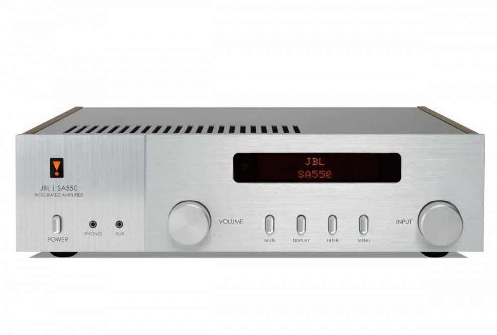 JBL SA550 Classic Integruotas stiprintuvas su DAC 2 x 90 W | spalva: sidabrinė/ruda