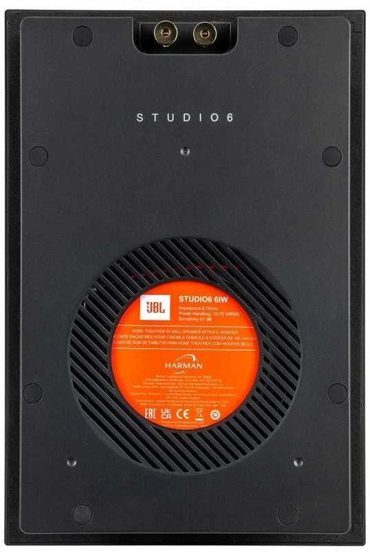 JBL STUDIO 6-6IW Dvipusis montuojamas garsiakalbis 6,5 colio baltas stačiakampis Galia 50 W RMS