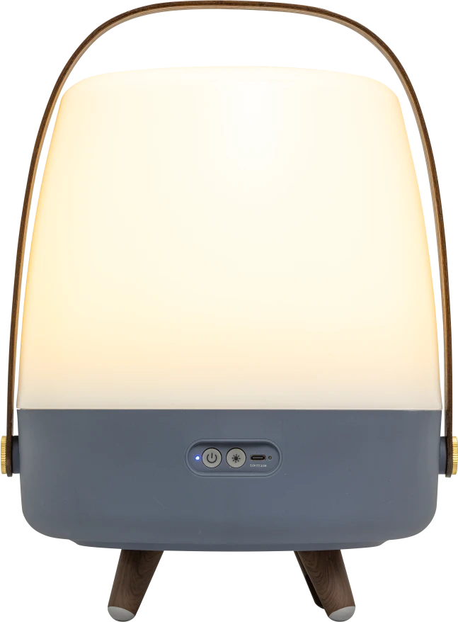 Nešiojama garso kolonėlė su apšvietimu Kooduu Lite-up Play 2.0, mėlyna