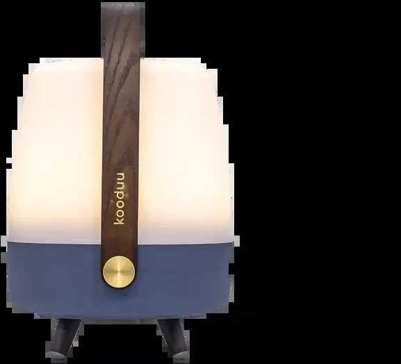 Kooduu - Lite-up Mini LED lempa su įmontuotu Bluetooth garsiakalbiu (JBL garsas), Ocean Mėlyna