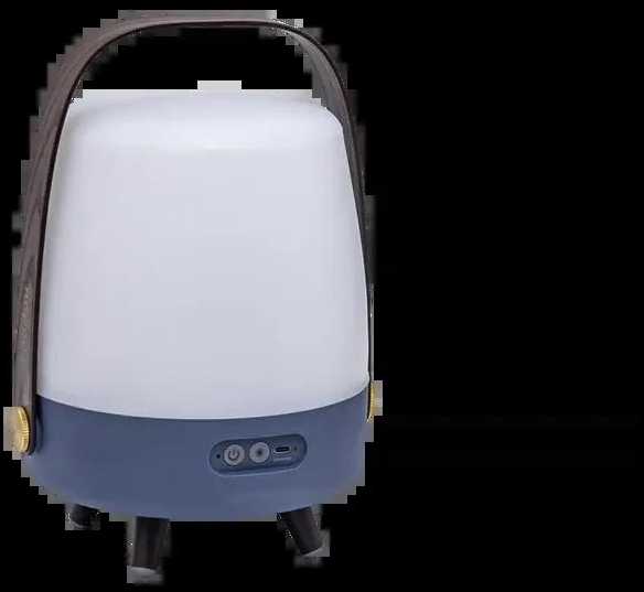 Kooduu - Lite-up Mini LED lempa su įmontuotu Bluetooth garsiakalbiu (JBL garsas), Ocean Mėlyna