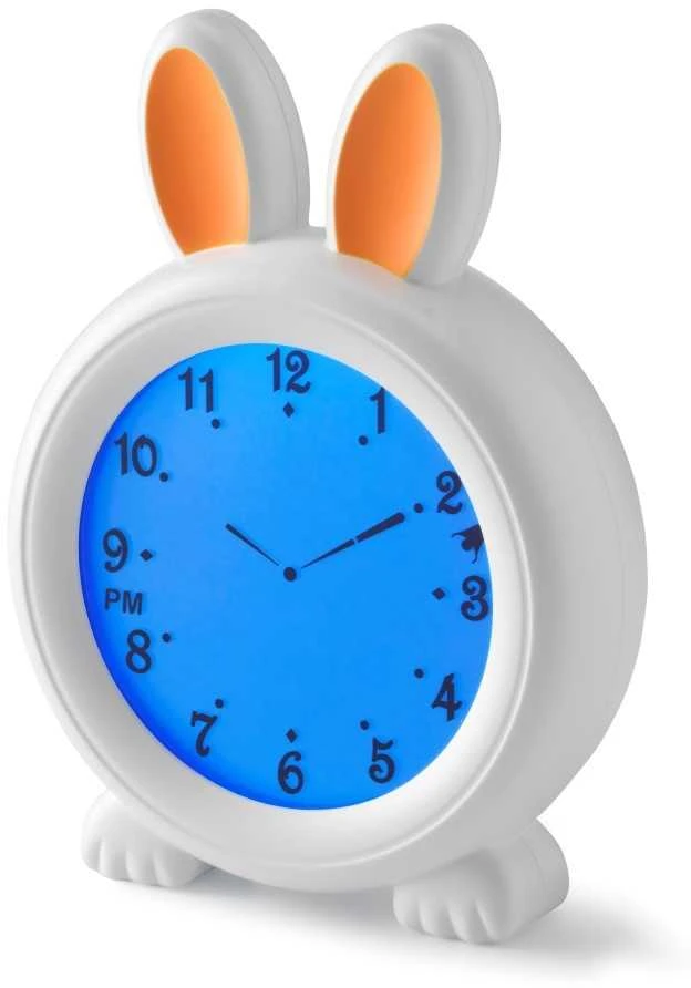 Naktinė lempa yra žadintuvas, miego treniruoklis Alecto BC100BUNNY