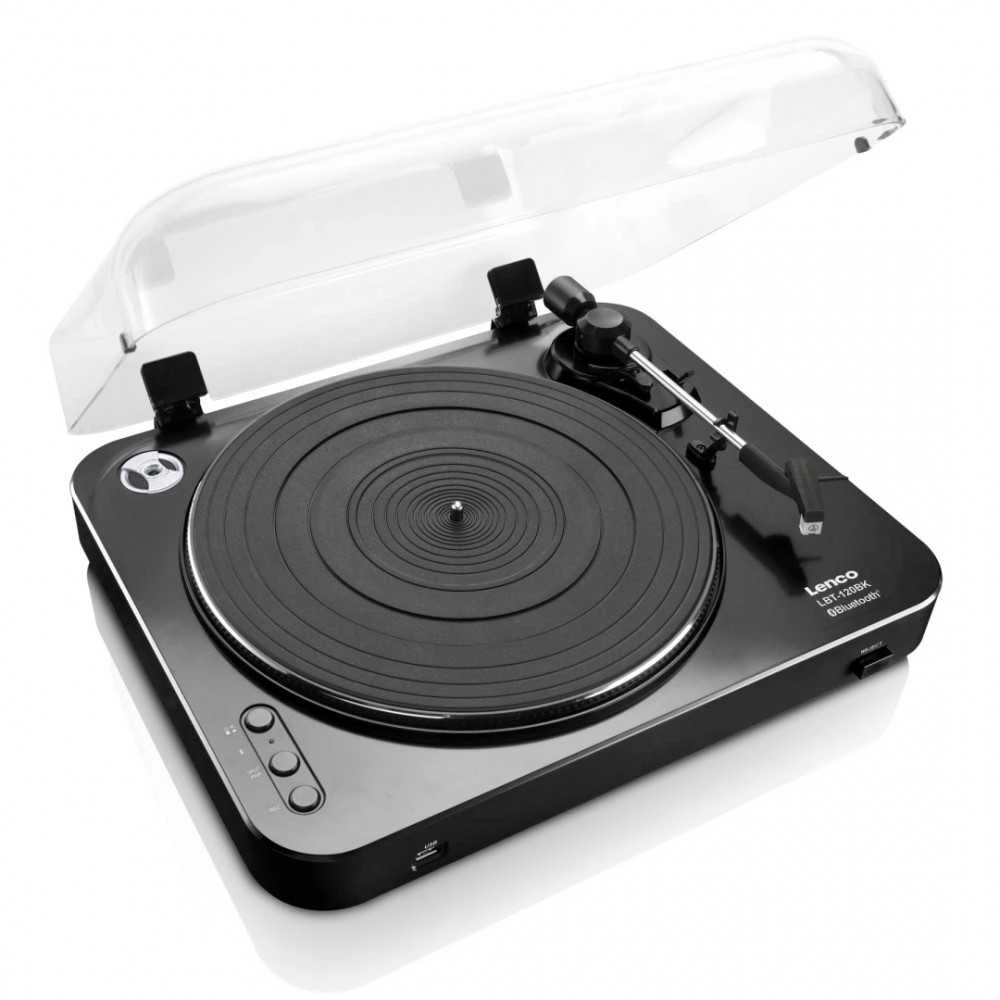 Patefonas Lenco LBT-120 su Bluetooth, Juodas
