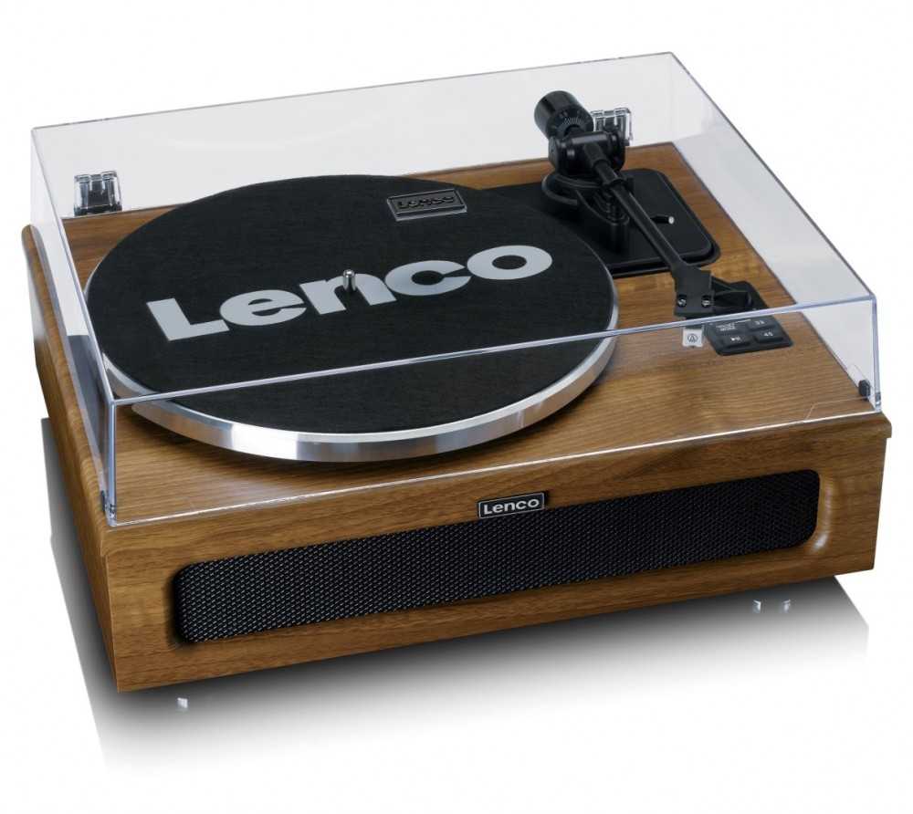 Patefonas Lenco LS-410WA, graikiško riešuto spalvos