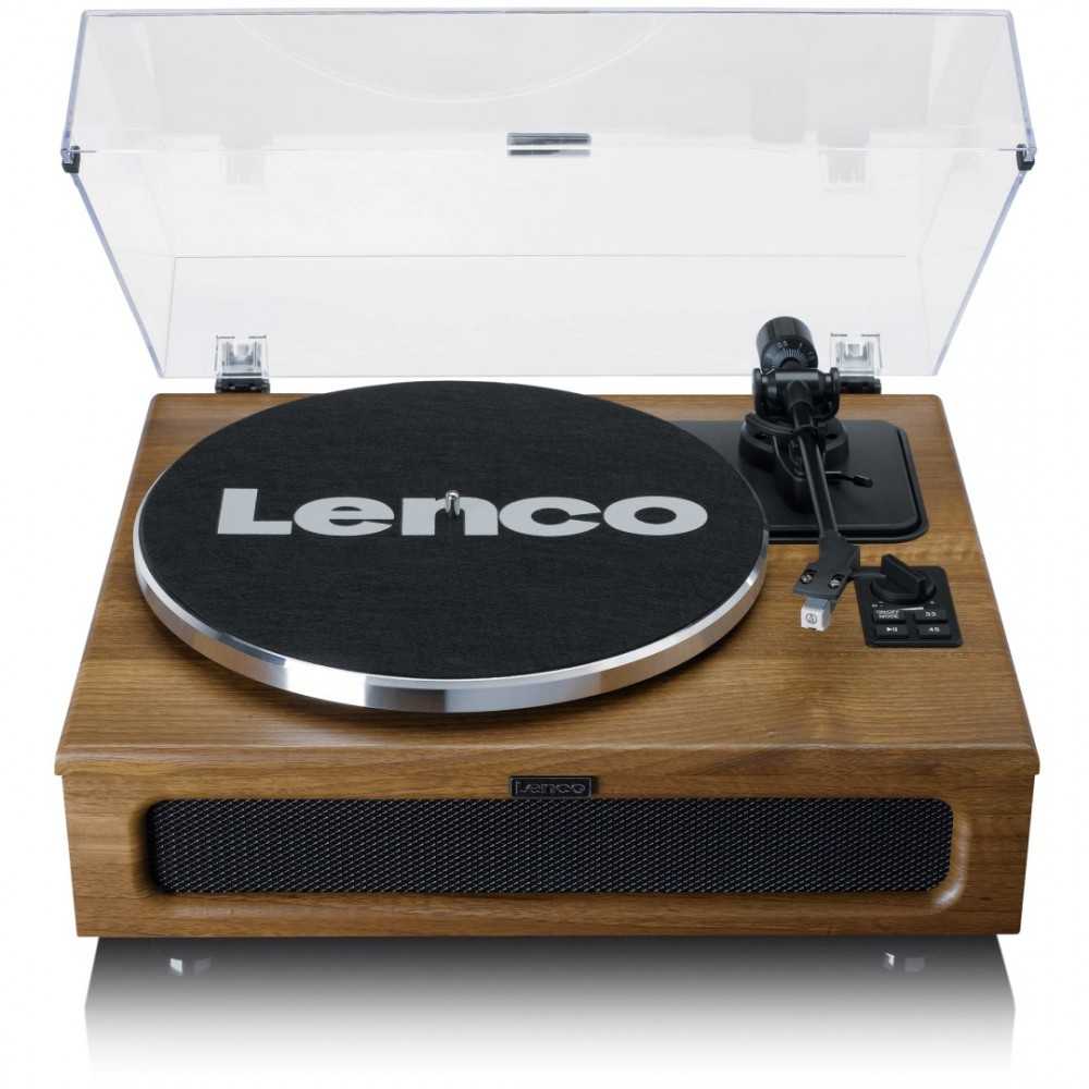 Patefonas Lenco LS-410WA, graikiško riešuto spalvos