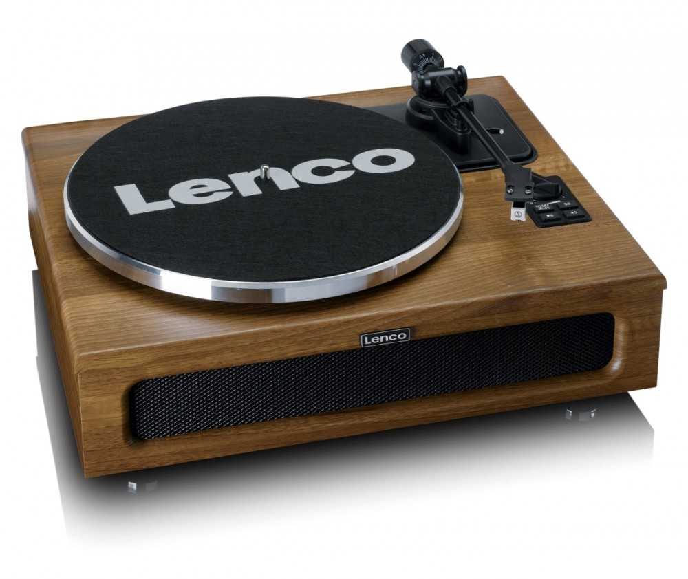Patefonas Lenco LS-410WA, graikiško riešuto spalvos