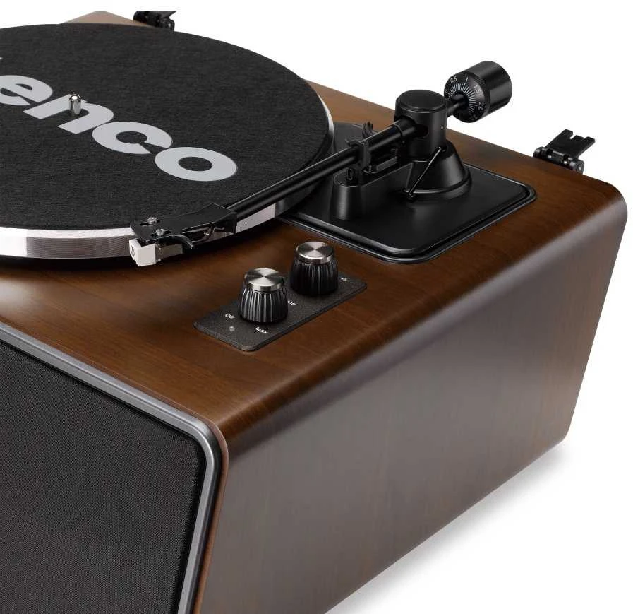 Lenco LS-470WA - Hi-Fi patefonas su garsiakalbiais ir Bluetooth