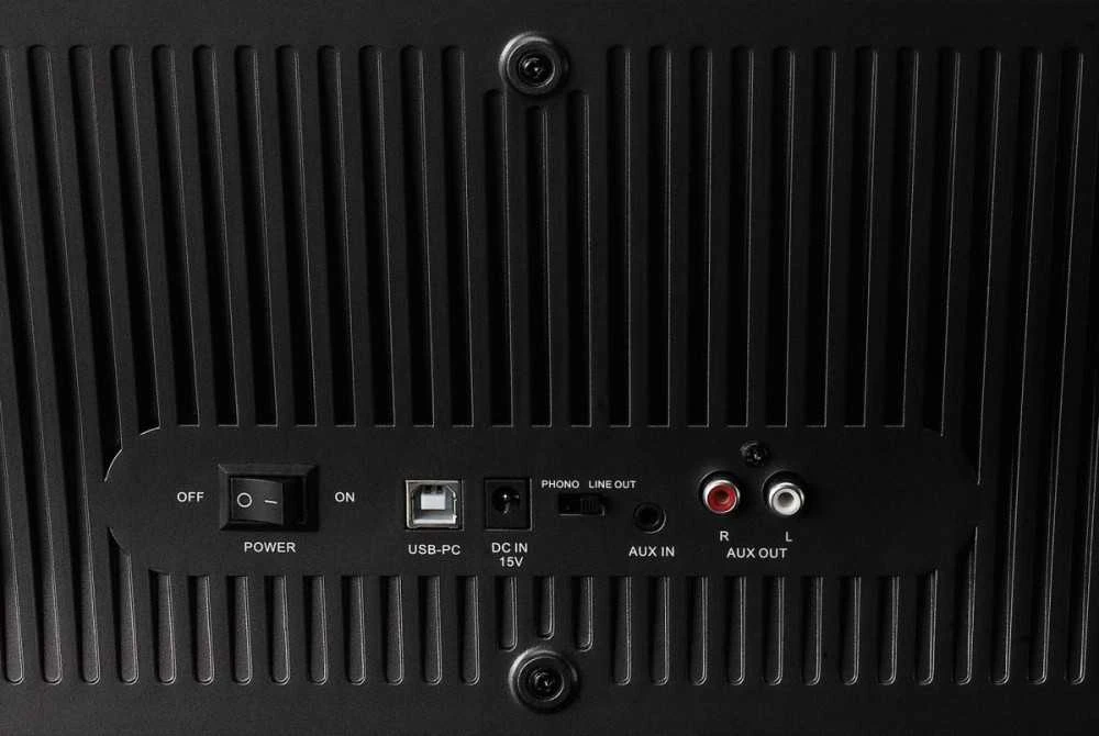 Lenco LS-470WA - Hi-Fi patefonas su garsiakalbiais ir Bluetooth