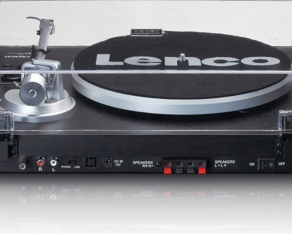Patefonas su kolonėlėmis Lenco LS-500BK