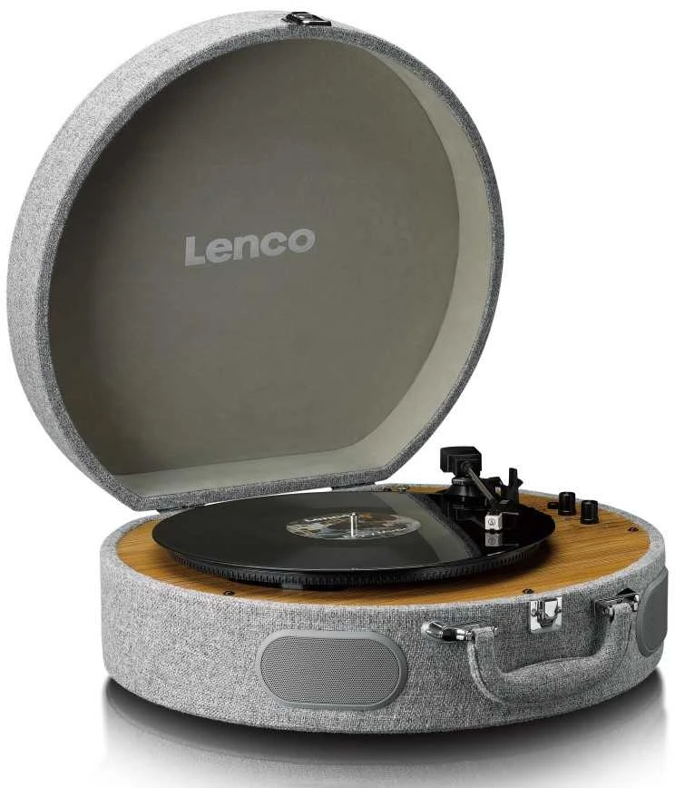 Lenco LS-66GY patefonas su garsiakalbiais ir AT-3600 galvute