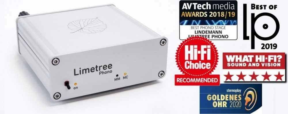 LINDEMANN Limetree PHONO II - fono pirminis stiprintuvas (MM / MC) / Naujos kartos etaloninis LIMETREE PHONO II fono pirminis stiprintuvas