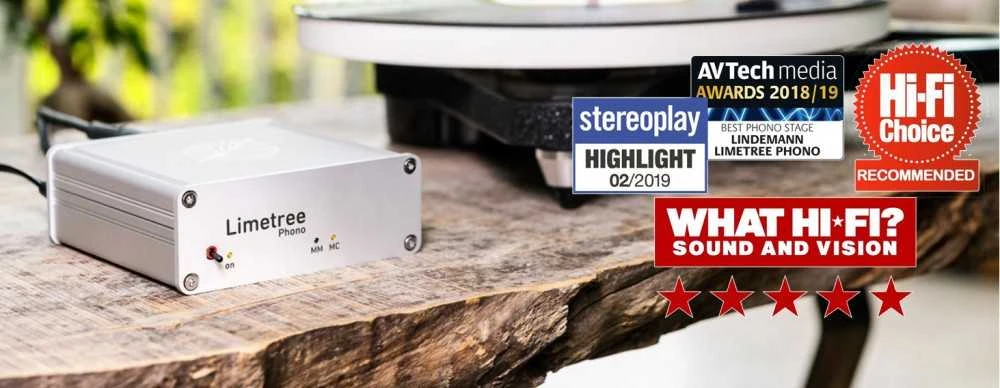 LINDEMANN Limetree PHONO II - fono pirminis stiprintuvas (MM / MC) / Naujos kartos etaloninis LIMETREE PHONO II fono pirminis stiprintuvas