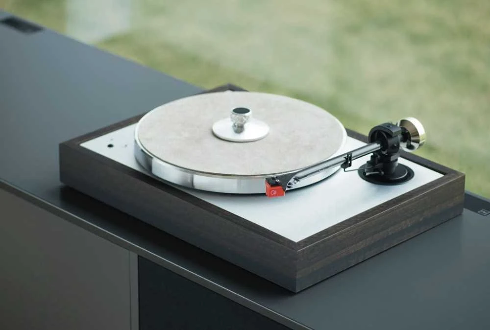 Pro-Ject Leather It G antistatinis ir antirezonansinis odinis kilimėlis – pilka