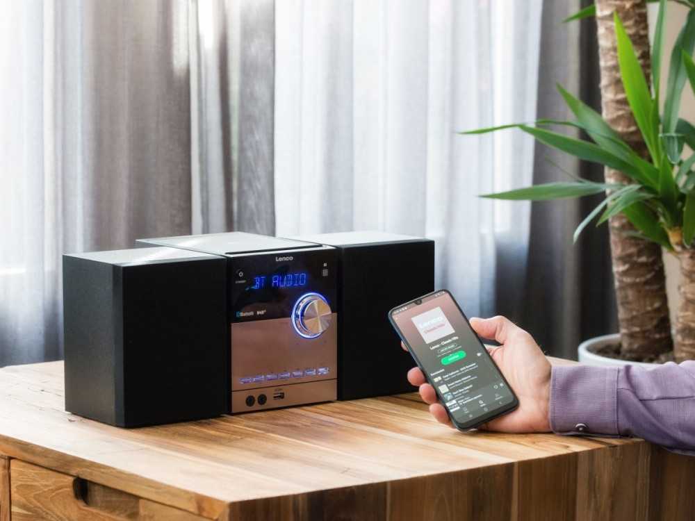 Muzikinis centras Muzikos mikrosistema LENCO MC150