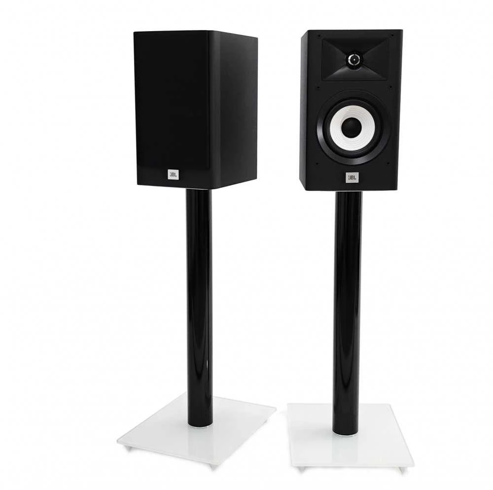 Stovas JBL STAGE A130 garsiakalbiams, aukštis 60 cm, juodos ir baltos spalvos