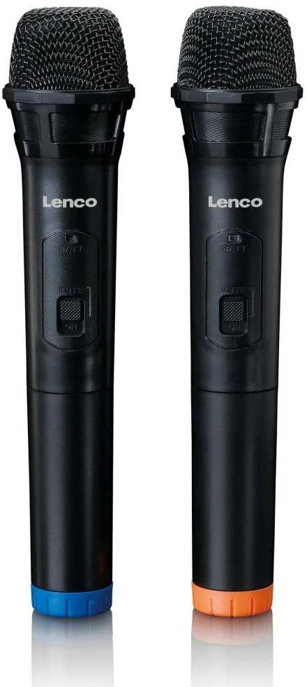 Power Audio Lenco PA-220BK su žemųjų dažnių garsiakalbiu ir nuimamu aukštų dažnių garsiakalbiu, Juodas