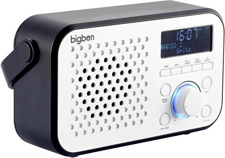 ‎BigBen Interactive Nešiojamas radijas su skaitmeniniu FM/DAB+ imtuvu. Thomson TR24DAB