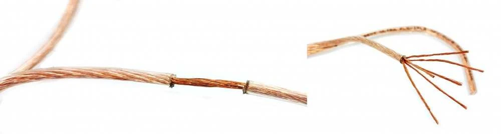 Garsiakalbio kabelis 2x 1,5 mm2 - varis 99,9% grynumo Acoustique Quality 615 BY METER