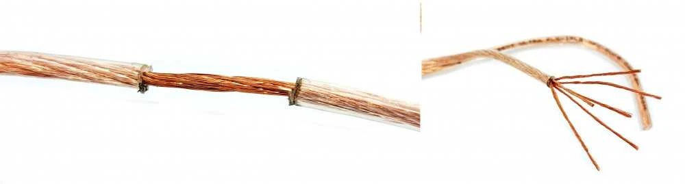 Garsiakalbio kabelis 2x 1,5 mm2 - varis 99,9% grynumo Acoustique Quality 615 BY METER