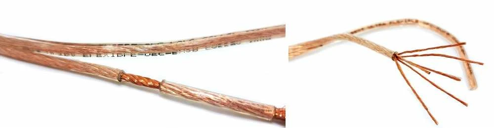 Garsiakalbio kabelis 2x 2,5 mm2 - varis 99,9% grynumo Acoustique Quality 625 BY METER