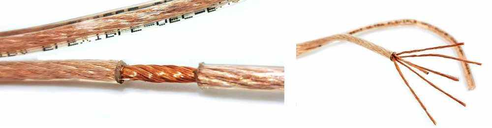 Garsiakalbio kabelis 2x 2,5 mm2 - varis 99,9% grynumo Acoustique Quality 625 BY METER