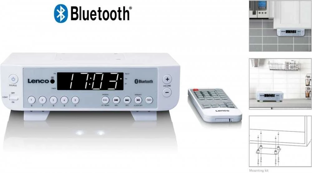 Lenco KCR-100 baltas