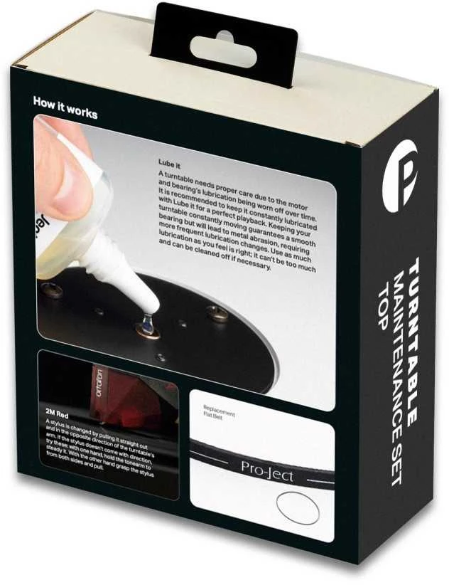 Priežiūros rinkinys DEBUT Carbon ir EVO Pro-Ject Maintenance Set TOP patefonams