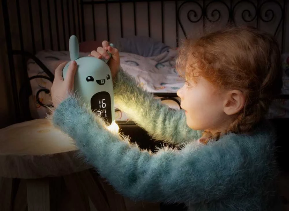 Big Ben RKIDSRABBIT BIGBEN Žadintuvas & Lampka nocna vaikams