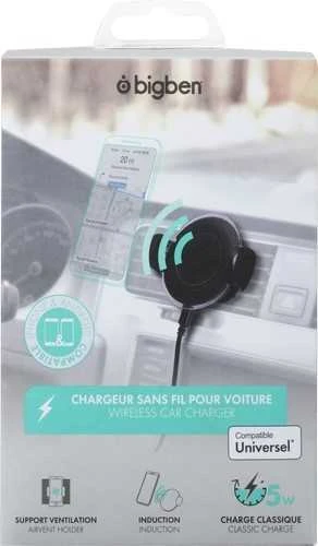 Bigben INDUCAIRVENT5WB automobilinis indukcinis įkroviklis
