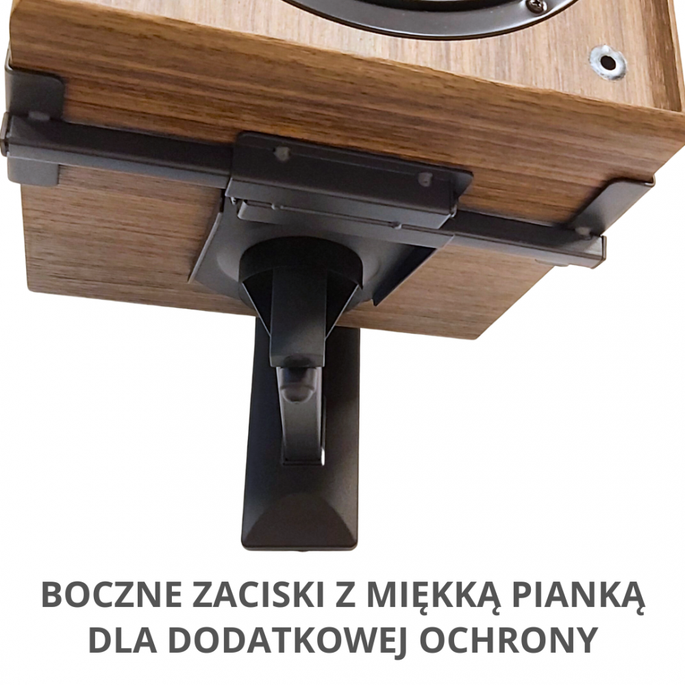 Sieninis garsiakalbių laikiklis – universalus, neinvazinis AQ VisiOn BR03AS