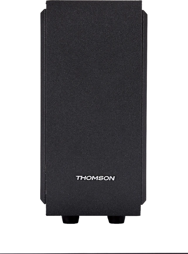 Namų kino sistema Thomson BT Sound Bar Su laidiniu žemųjų dažnių garsiakalbiu Juodas