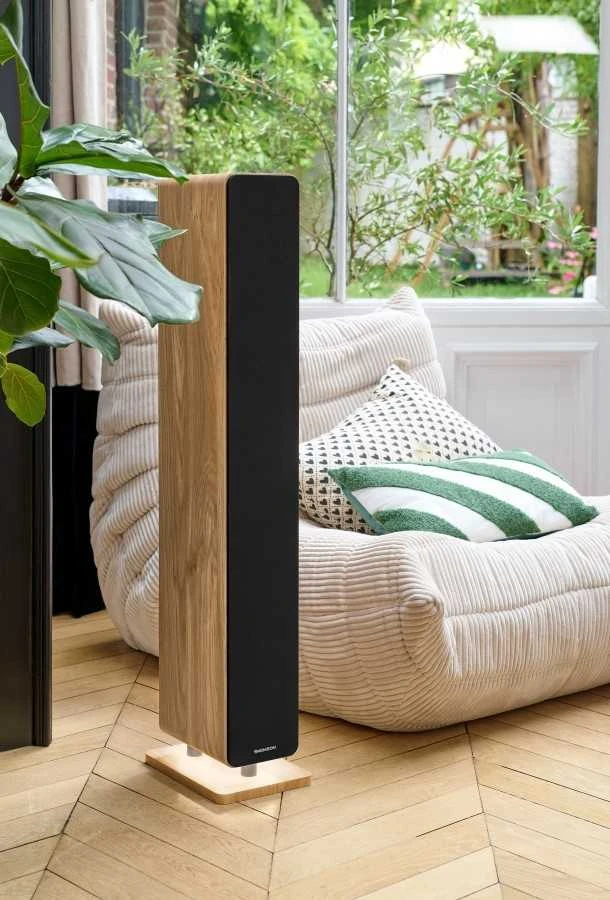 Muzikinis centras Thomson DS702 – multimedijos bokštas su „Bluetooth“, USB, optine įvestimi ir apšvietimu