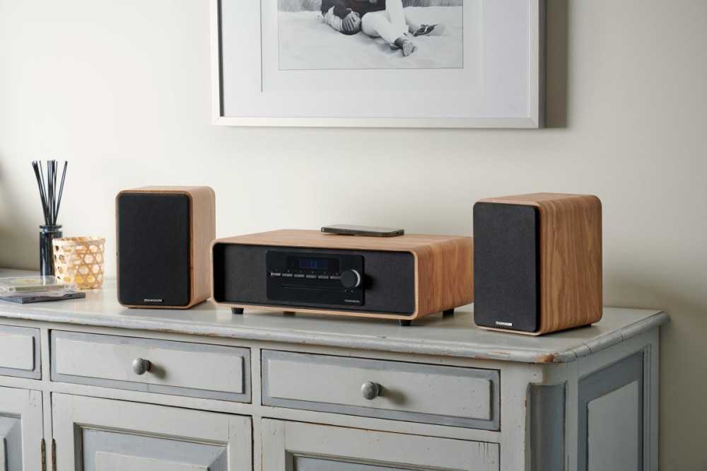 Muzikinis centras Garso sistema - Thomson Micro 50W Bluetooth CD/USB/FM radijas