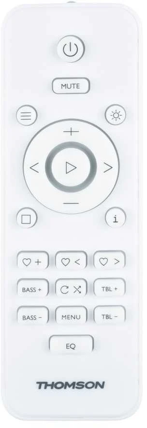 Muzikinis centras Garso Sistema - Thomson Micro Sound System BT, FM Radijas, CD Grotuvas, USB Skaitytuvas Baltas