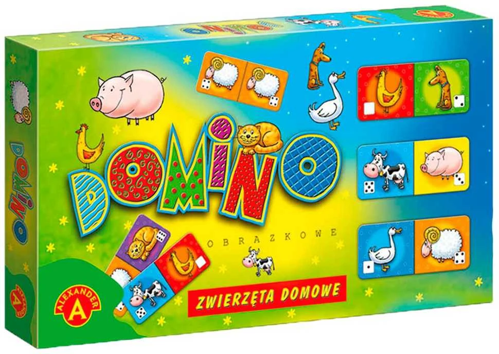 Alexander Aleksandro loginis žaidimas - paveikslėlis domino - naminiai gyvūnai