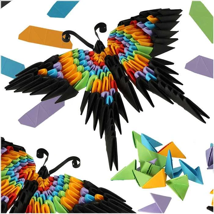 Alexander kūrybinis rinkinys origami 3D drugelis 2345