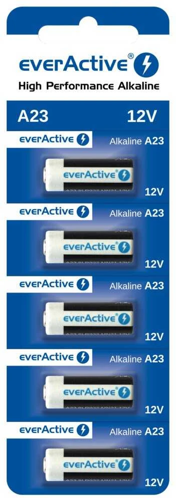 EverActive 23A baterijos, 5 vnt. pakuotė