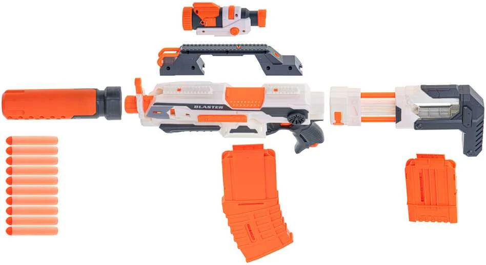 BLASTER MODULINIS KARBINAS 4in1 30 strėlių