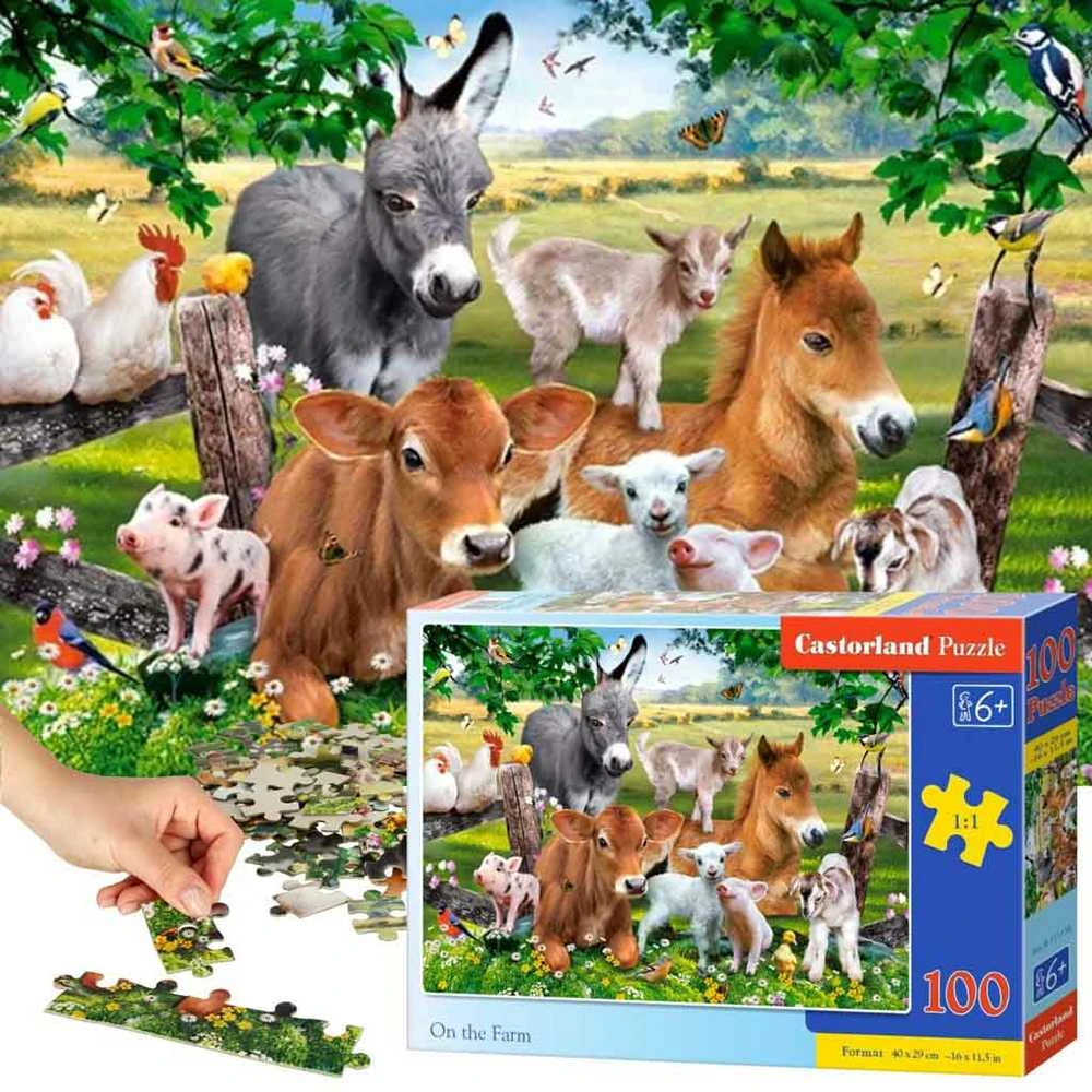Castorland Dėlionė 100 vnt. - Ūkis
