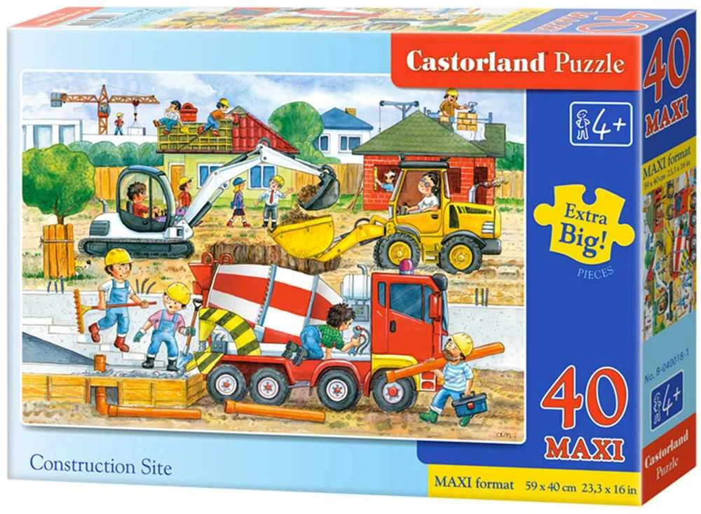 Castorland Dėlionė 40 vnt. - Statybos