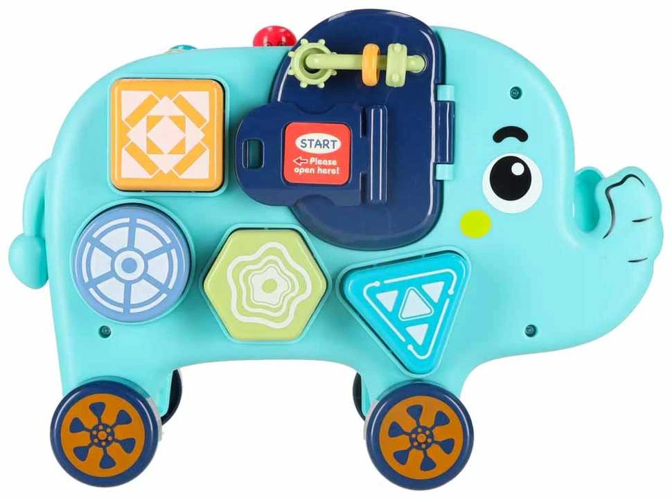 Roger Interaktyvus montessori dramblių rūšiuotuvas 26cm plaktukas